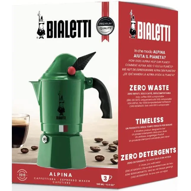 Caffettiera Alpina 3 tazze Bialetti 2