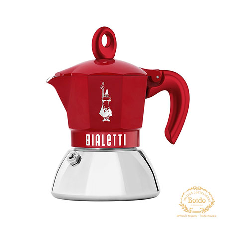 Caffettiera Moka Induzione Caffè 4 Tazze Brikka Bialetti Nera