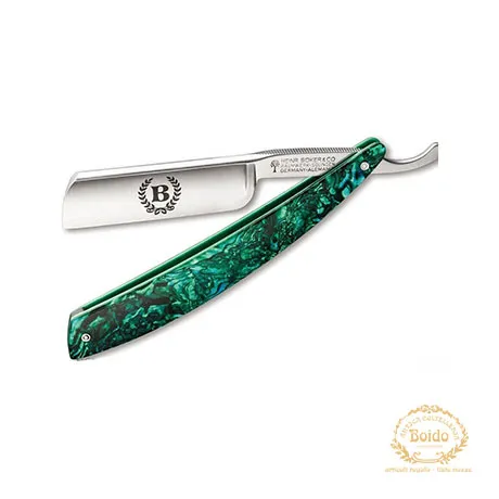 Rasoio a mano libera 6/8 Green Abalone 140203 Boker