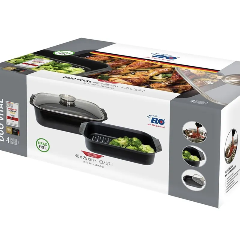 Casseruola arrostiera con coperchio Aroma Elo 5