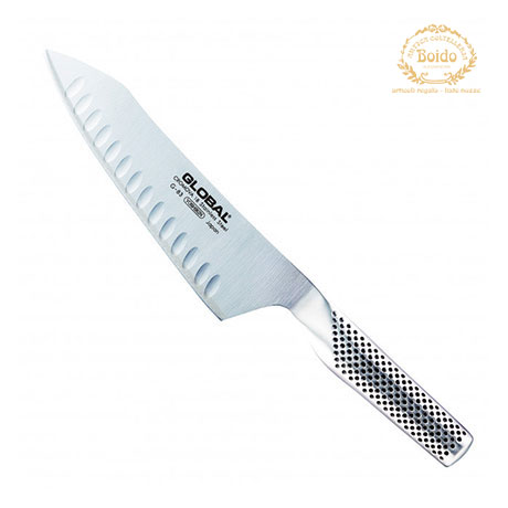 Coltello da Cucina Professionale Giapponese, Coltello Professionale in  Acciaio, Lama da 18,5cm, Deba per Mancini, Manico in Legno Trattato,  Coltello