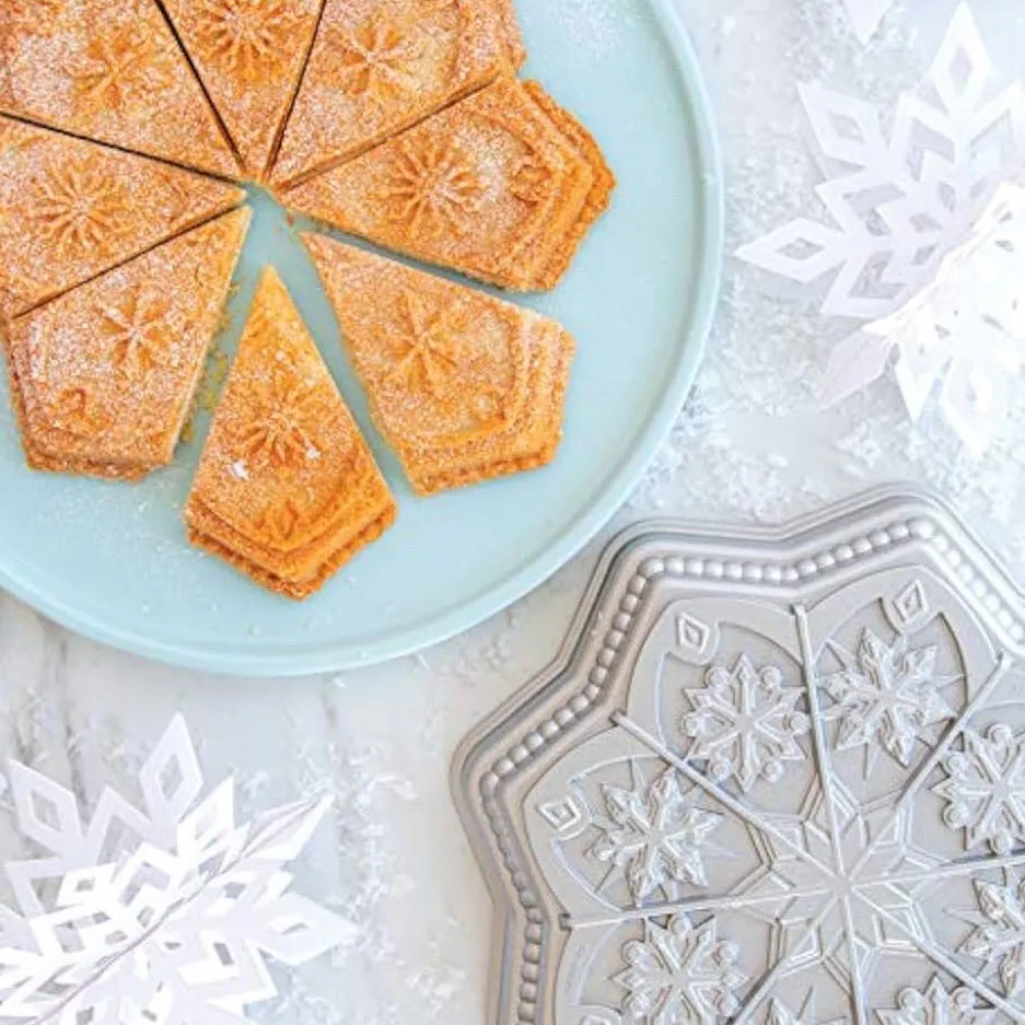 Tortiera Sweet Snowflakes Nordic Ware 3