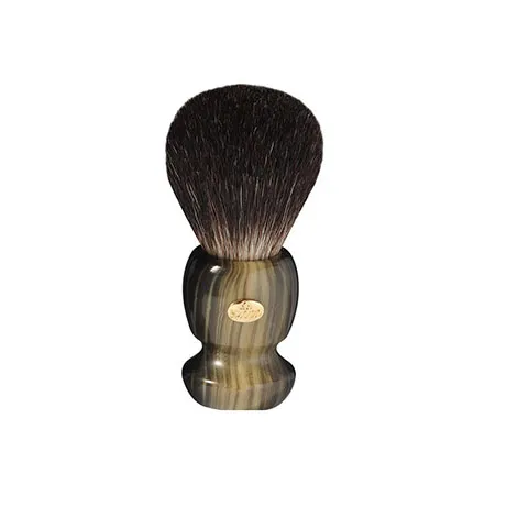 Pennello da barba in tasso nero manico resina 6225 Omega