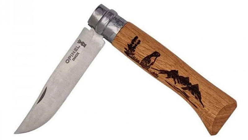 Coltello Opinel N.8 Animalia - Marmotta 4