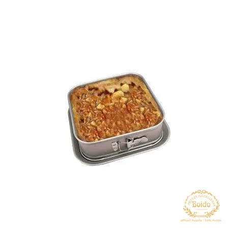 Tortiera Quadrata con Vassoio cm 23 Patisse
