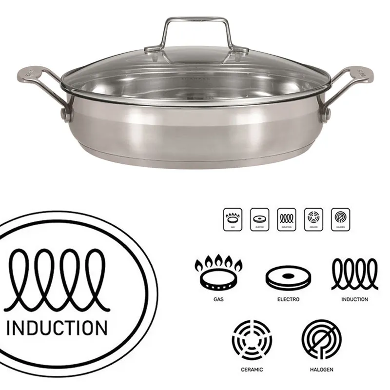Casseruola bassa cm. 32 per induzione Scanpan 2