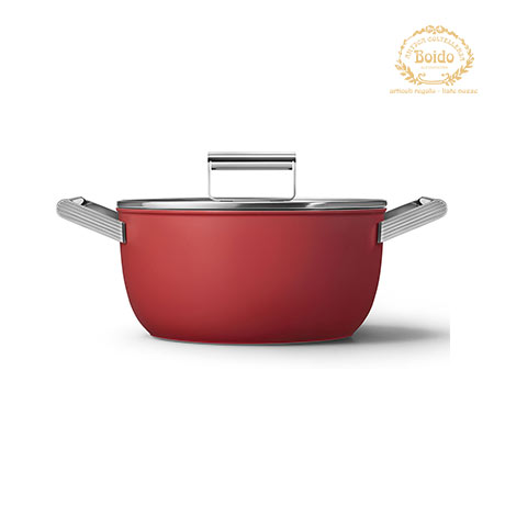 Casseruola 2 manici cm. 24 Smeg