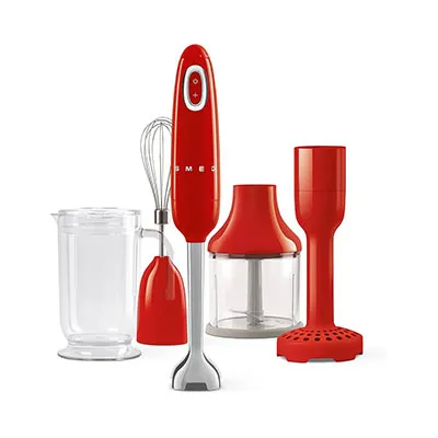 Frullatore immersione con accessori HBF03RDEU Smeg