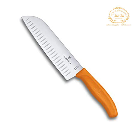 Coltello Santoku alveolato color Victorinox