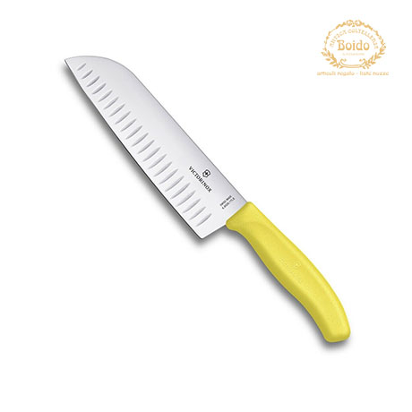 Coltello Santoku alveolato color Victorinox