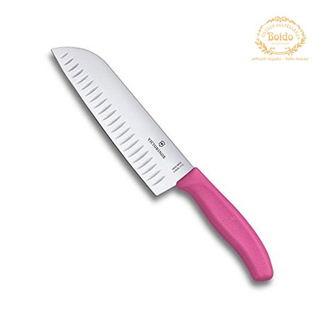 Coltello Santoku alveolato color Victorinox